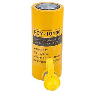 FCY-10100 hydraulic cylinder single acting 10 ton 100mm stroke