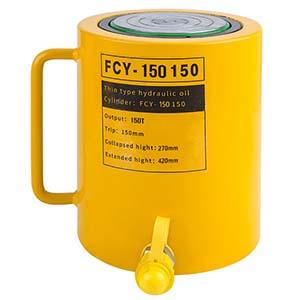 FCY-150150 hydraulic cylinder single acting 150 ton 150mm stroke
