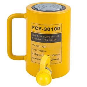 FCY-30100 hydraulic cylinder single acting 30 ton 100mm stroke