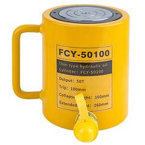 FCY-50100 hydraulic cylinder single acting 50 ton 100mm stroke